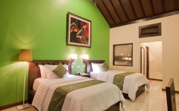 Guest room Twin Bed di Lumbung Sari Cottages & Spa