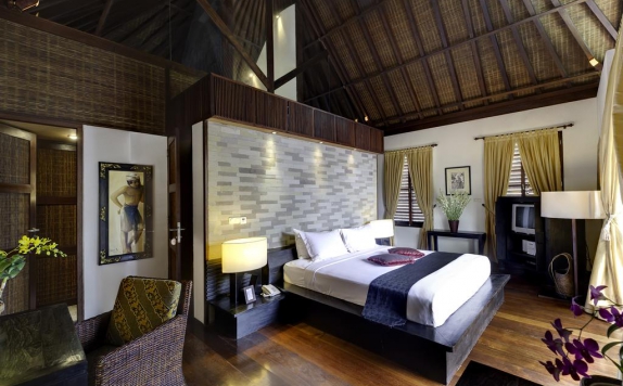 Tampilan Bedroom Hotel di Majapahit Villa Ketewel