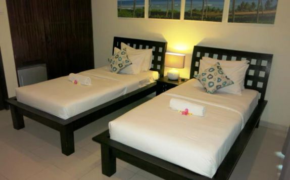 guest room twin bed di Manta Dive