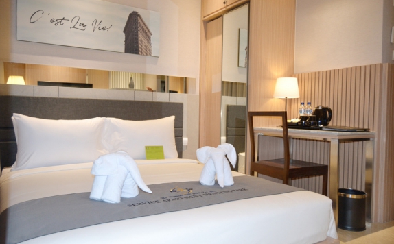 Tampilan Bedroom Hotel di Menteng Park Exclusive Emerald Tower