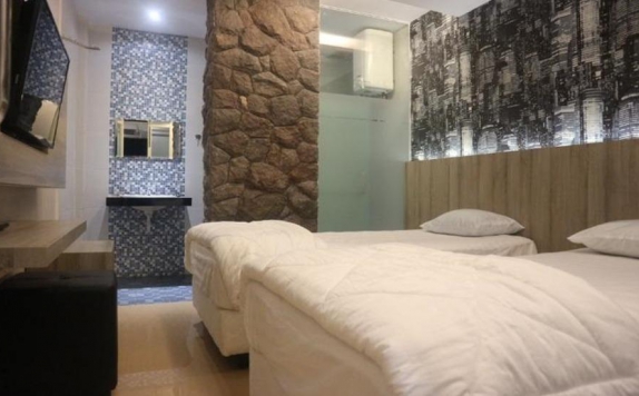 Tampilan Bedroom Hotel di Mitra Guest House