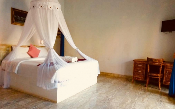 Tampilan Bedroom Hotel di Naradas Mushroom Beach