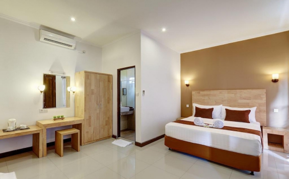 Tampilan Bedroom Hotel di Nipuri Resort & Restaurant