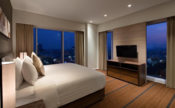 Bedroom di Oakwood Hotel & Residence Surabaya