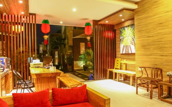 Tampilan Lobby Hotel di Padma Pandawa Villa
