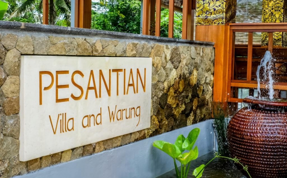 Tampilan Eksterior Hotel di Pesantian Villa and Warung
