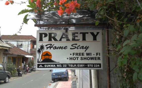 Sign di Praety Home Stay