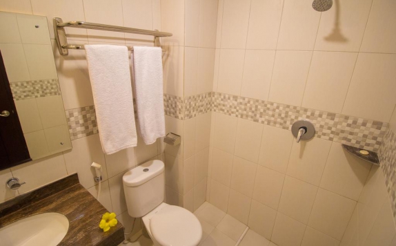 Tampilan Bathroom Hotel di Puri Indah Hotel Subak