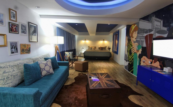 Tampilan Bedroom Hotel di Ramada Encore Seminyak