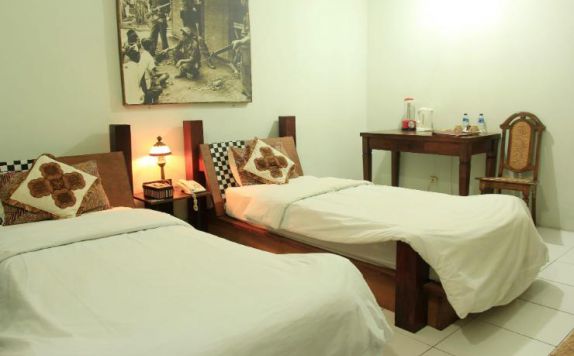 twin bed di Rumah Palagan Guest Hotel