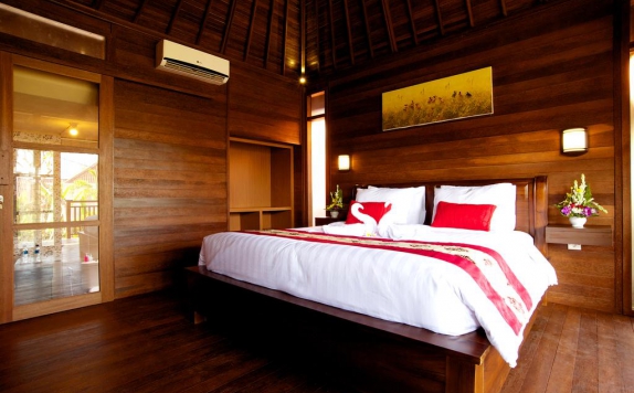 Tampilan Bedroom Hotel di Saka Village Ubud