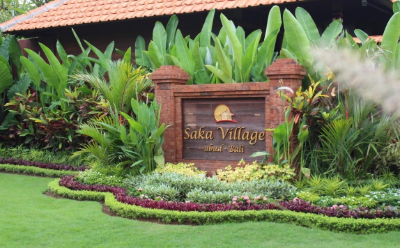 Tampilan Eksterior Hotel di Saka Village Ubud
