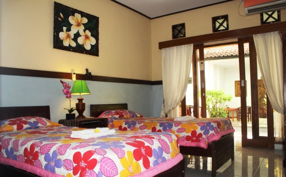 Kamar Tidur di Sayang Maha Mertha Hotel