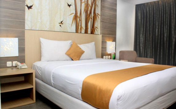 Tampilan Bedroom Hotel di Steenkool Hotel Seminyak