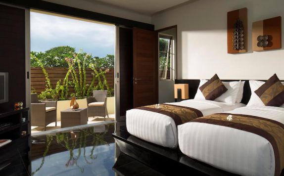 guest room twin bed di Sun Island Boutique Villas & Spa