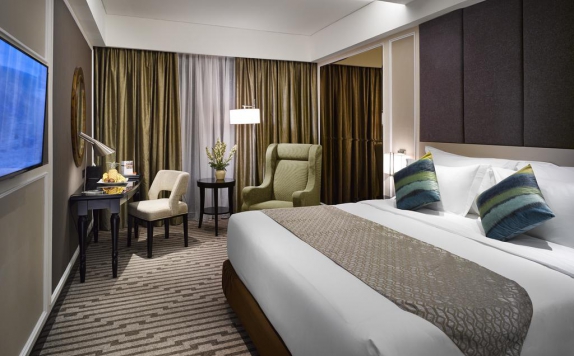 Tampilan Bedroom Hotel di Swiss-Belboutique Yogyakarta