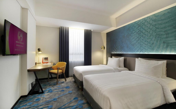 Tampilan Bedroom Hotel di Swiss-Belinn Airport Surabaya