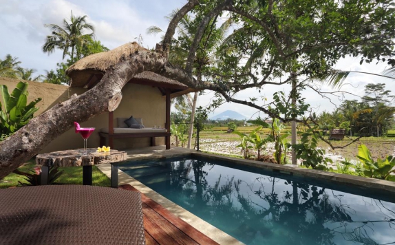 Outdoor Pool Hotel di Temuku Villas Ubud