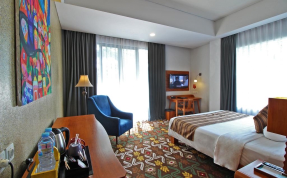 Tampilan Bedroom Hotel di The 101 Bandung Dago