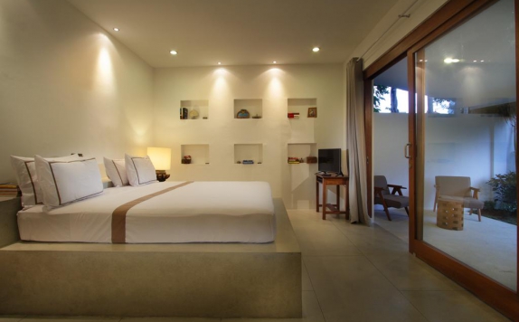 Tampilan Bedroom Hotel di The Apartment Umalas