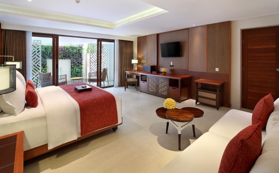 Tampilan Bedroom Hotel di The Bandha Hotel & Suites