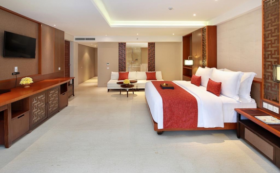 Tampilan Bedroom Hotel di The Bandha Hotel & Suites