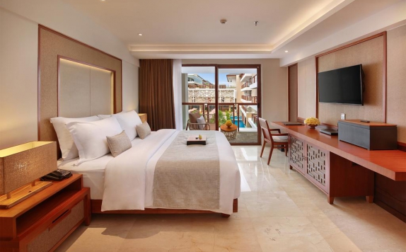 Tampilan Bedroom Hotel di The Bandha Hotel & Suites