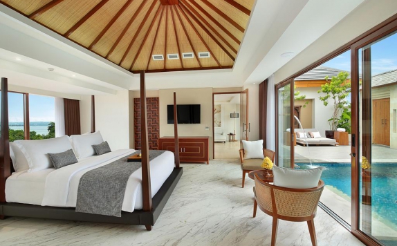 Tampilan Bedroom Hotel di The Bandha Hotel & Suites