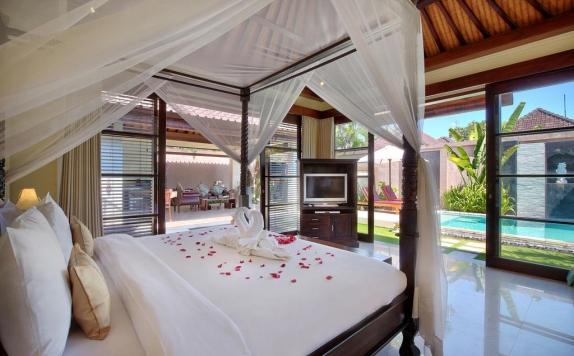 Tampilan Bedroom Hotel di The Bli Bli Villas & Spa