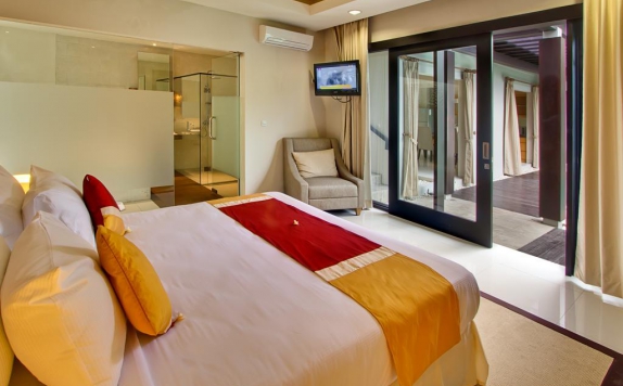 Tampilan Bedroom Hotel di The Nibbana Villas