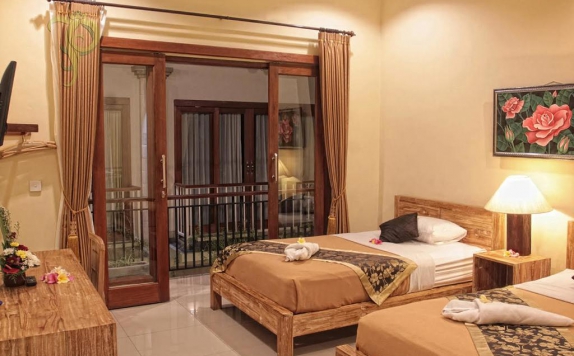 Tampilan Bedroom Hotel di The Puspa Ubud Hotel