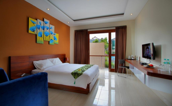 Tampilan Bedroom Hotel di Umah Bali Suite and Residence