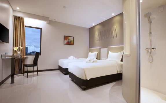 kamar tidur di Verse Lite Jakarta