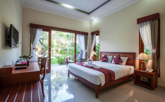 Tampilan Bedroom Hotel di Vila Shanti