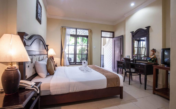 Tampilan Bedroom Hotel di Vila Shanti