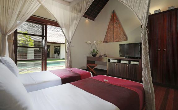 twin bed guest room di Villa Bali Asri
