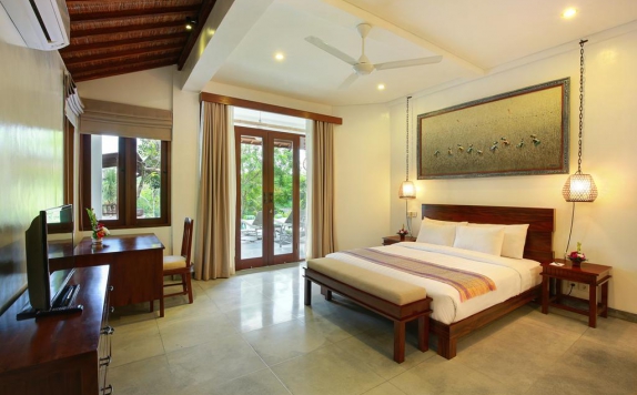 Tampilan Bedroom Hotel di Villa Beji Mawang Ubud