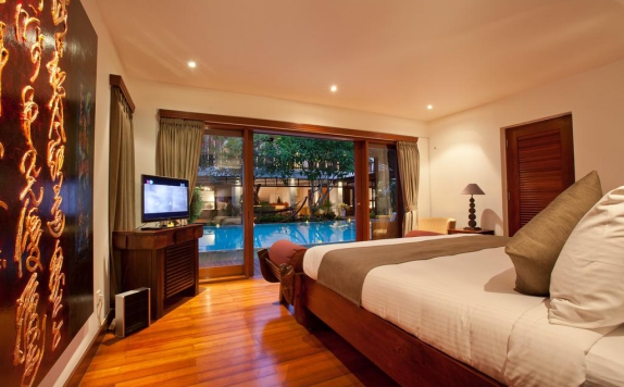 Tampilan Bedroom Hotel di Villa Casis