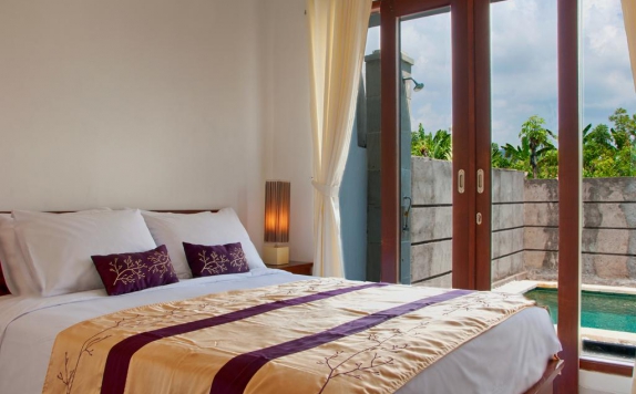 Tampilan Bedroom Hotel di Villa Dencarik