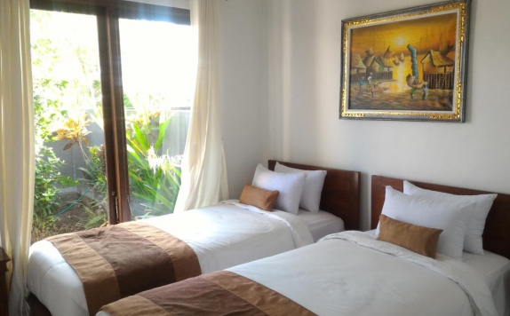 Tampilan Bedroom Hotel di Villa Dencarik