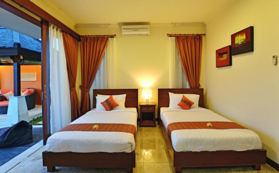 Tampilan Bedroom Hotel di Villa Lidwina