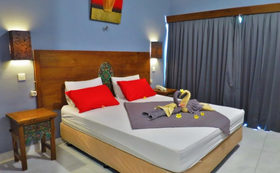 Tampilan Bedroom Hotel di Abian Kokoro Hotel