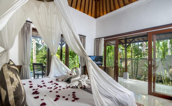 Tampilan Bedroom Hotel di Alam Dania Cottage
