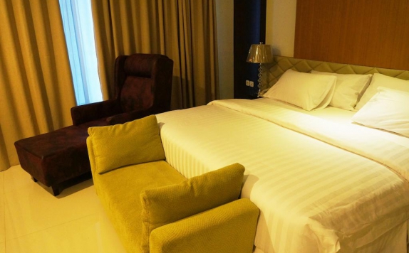 Guest room di Ameera Hotel Pekanbaru