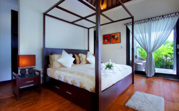 kamar tidur di Aruna Samsara Villa
