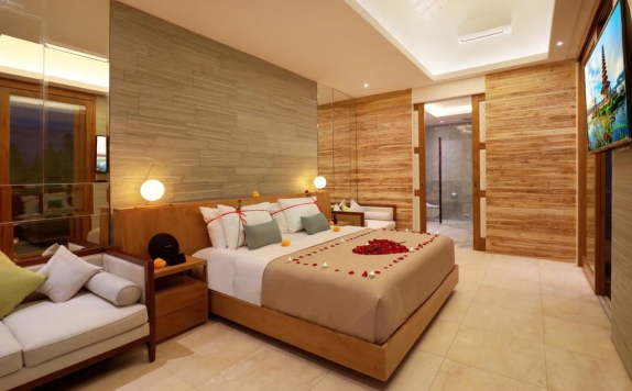 Tampilan Bedroom Hotel di Astera Villa Seminyak