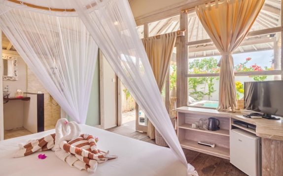 Tampilan Bedroom Hotel di Avia Villa Resort
