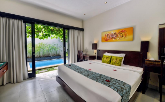 Tampilan Bedroom Hotel di Bali Corail Villa