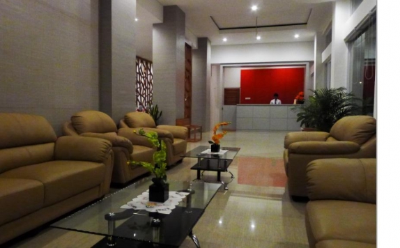 interior lobby di Bangka City Hotel