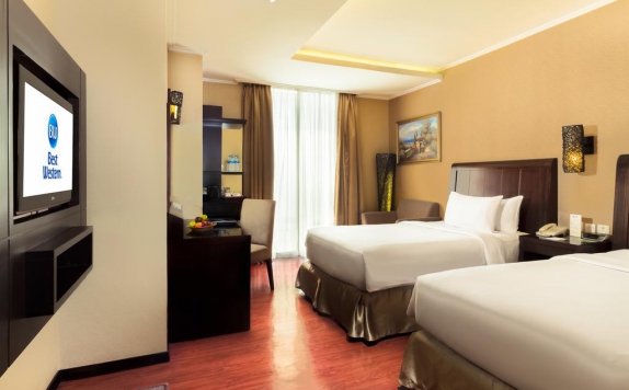 Tampilan Bedroom Hotel di Best Western Mangga Dua Hotel & Residence